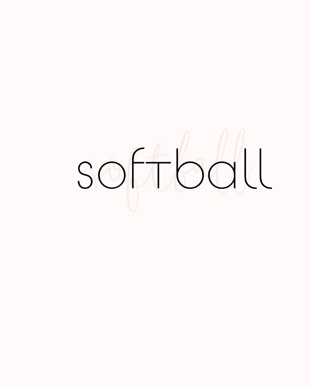 Softball Collection — Game Day, Every Day