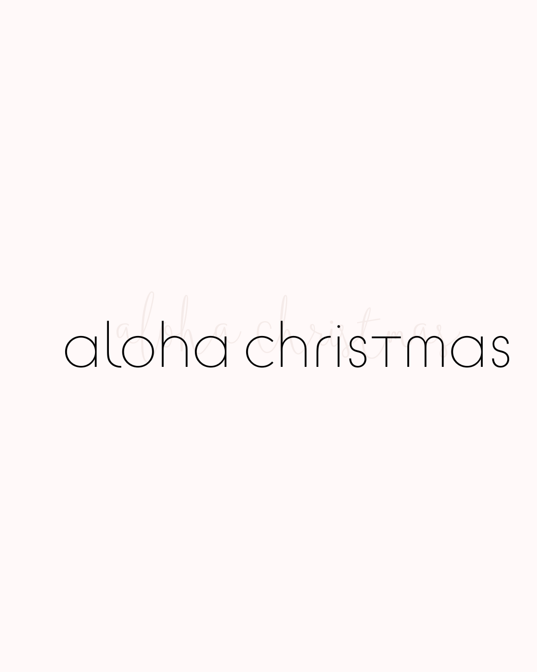 Aloha Christmas Collection