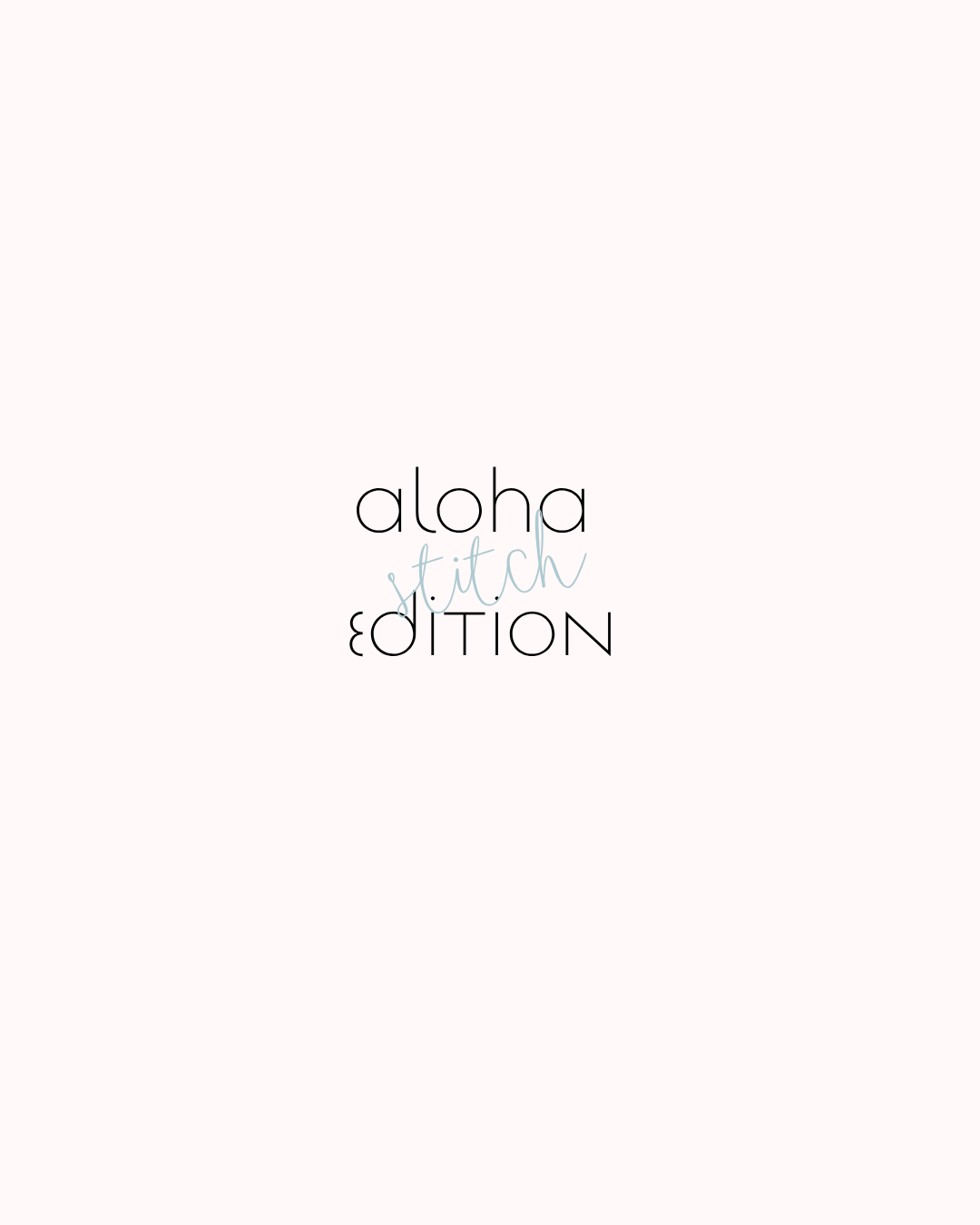 Aloha Stitch Edition