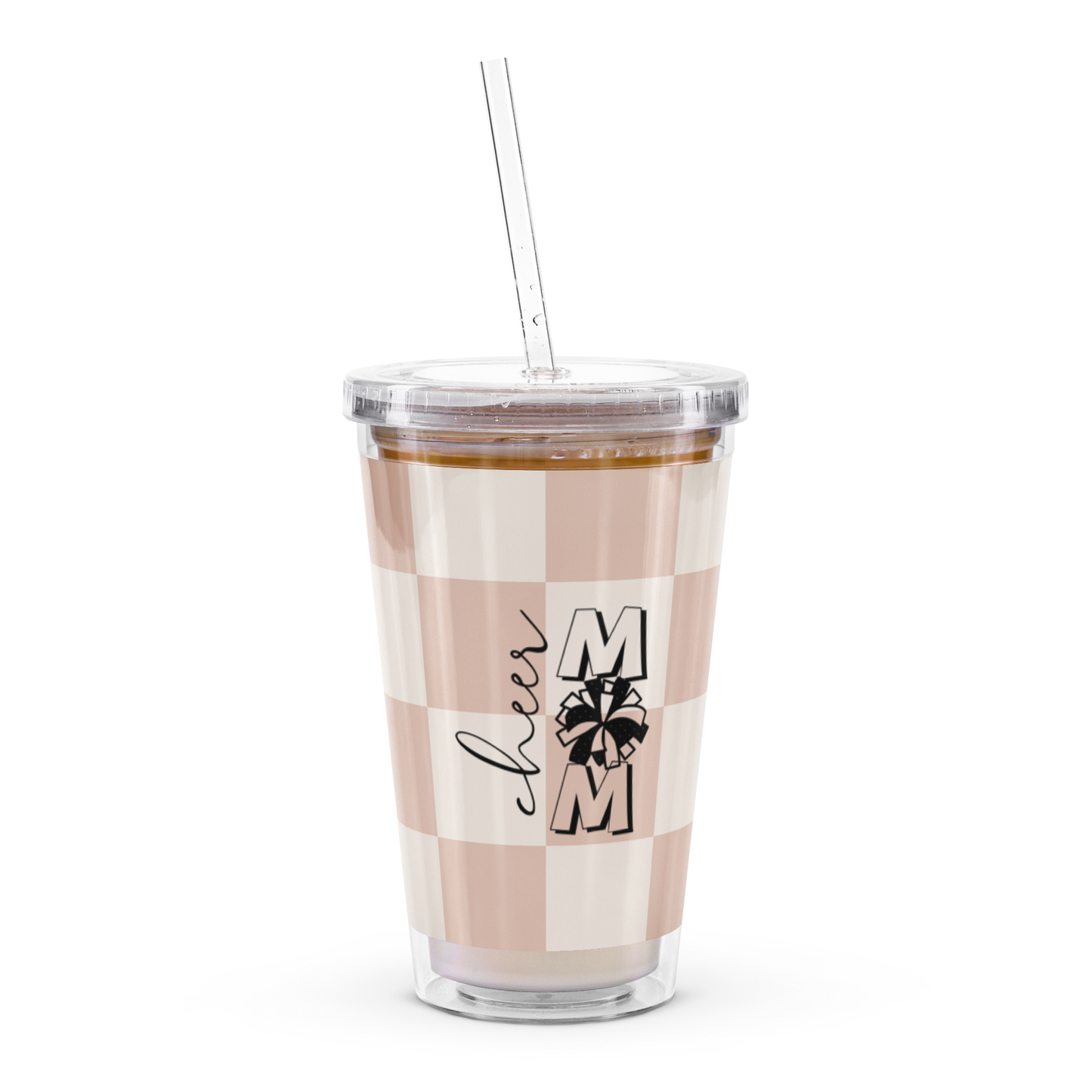 Cheer Mom Insulated Tumbler – 16 oz
